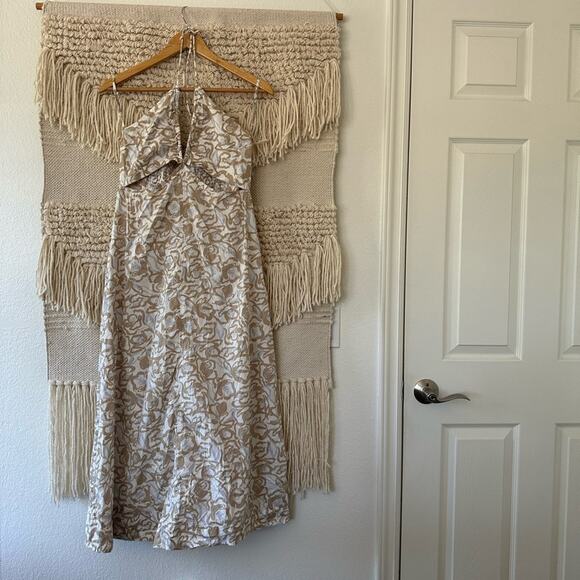 Apiece Apart Eli Cutout Maxi Dress - Picture 1 of 8